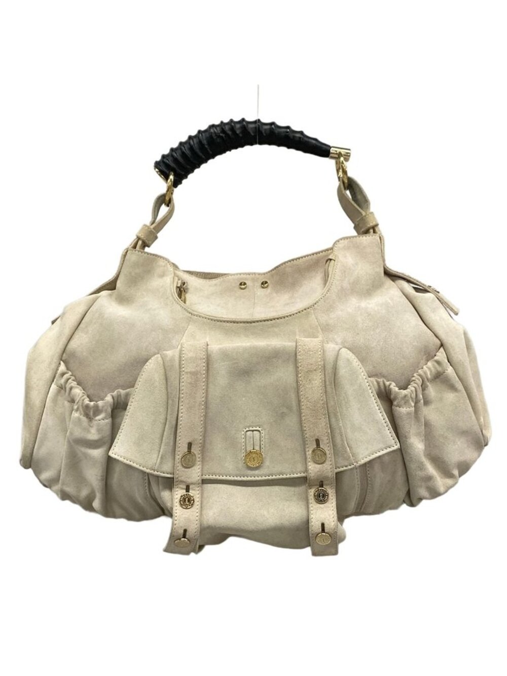 Saint Laurent Rive Gauche Handbag Mombasa Ivory Leather